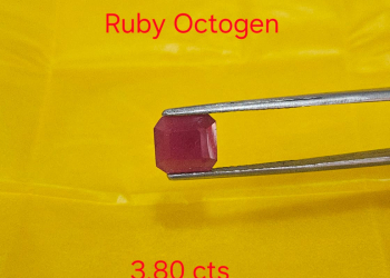 Ruby Octogen 3.80 cts