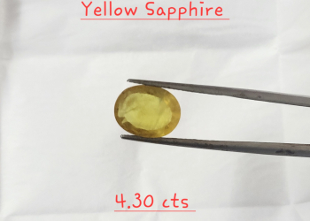 Yellow Sapphire 4.30 cts