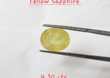 Yellow Sapphire 4.30 cts