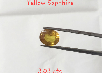 Yellow Sapphire 3.03 cts
