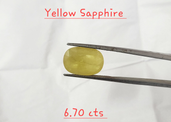 Yellow Sapphire 6.70 cts
